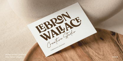 White Series Font Poster 4