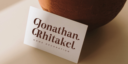 Mocha Dahlia Font Poster 3