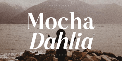 Mocha Dahlia Font Poster 1