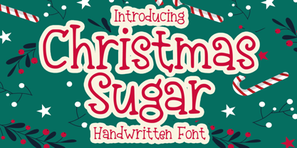 Christmas Sugar Font Poster 1