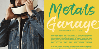 Lemon Talk Font Poster 2