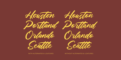 Stylish Rackets Font Poster 7