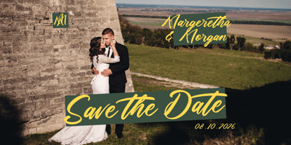 Stylish Rackets Font Poster 12