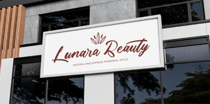 Stylish Rackets Font Poster 3