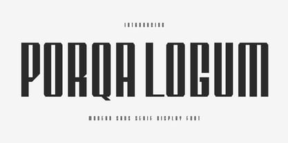 MC Porqa Logum Font Poster 1