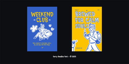 Gorry Doodlez Font Poster 5