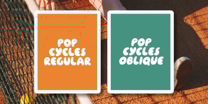 Popcycles Font Poster 8