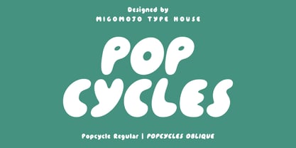 Popcycles Font Poster 1