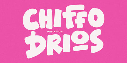 MC Chiffo Drios Font Poster 1