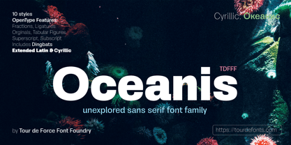 Oceanis Font Poster 1
