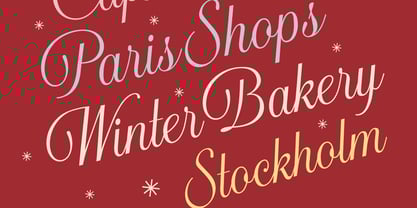 Shalefrost Nova Font Poster 2