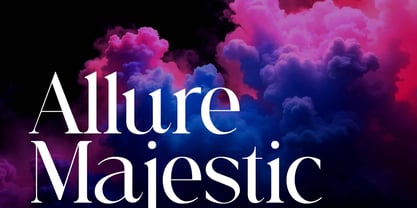 Allure Majestic Font Poster 1