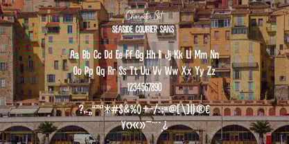 Seaside Courier Font Poster 8