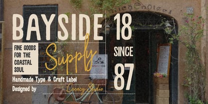 Seaside Courier Font Poster 4