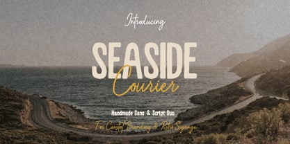 Seaside Courier Font Poster 1