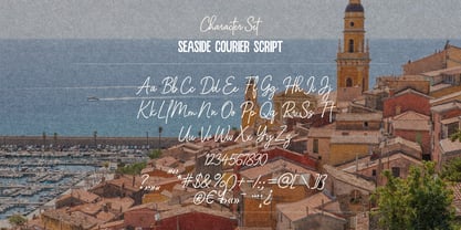 Seaside Courier Font Poster 9
