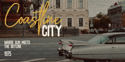 Seaside Courier Font Poster 6