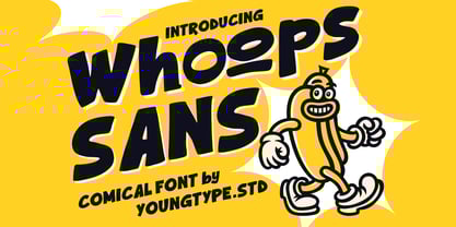 Whoops Sans Font Poster 1