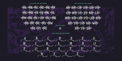 Rose torture Font Poster 14