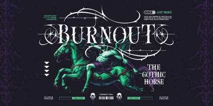 Rose torture Font Poster 3