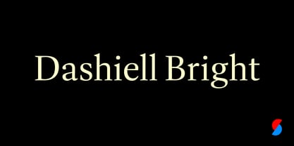 Dashiell Bright Font Poster 1