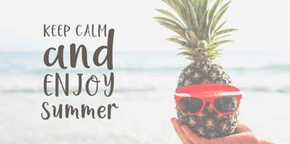 Cheery Lines Font Poster 2