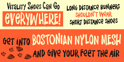 Two Left Feet Font Poster 5