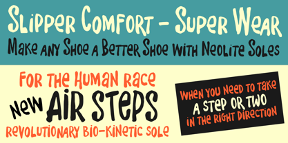 Two Left Feet Font Poster 3