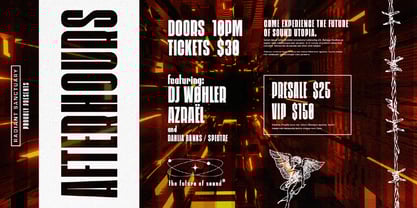 Solid Contact Font Poster 8