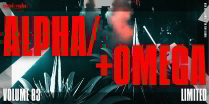 Solid Contact Font Poster 7