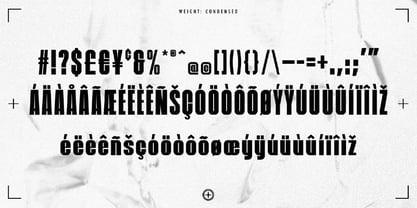 Solid Contact Font Poster 4