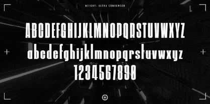 Solid Contact Font Poster 5