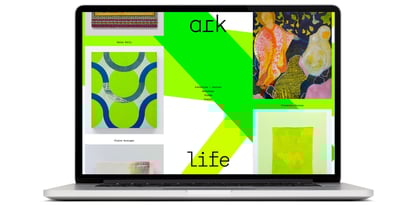 Auger Mono Font Poster 8