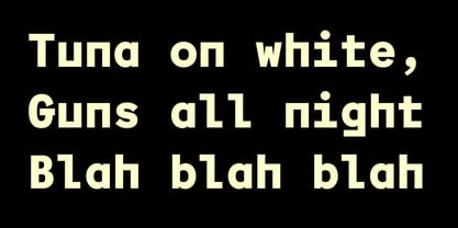 Auger Mono Font Poster 10