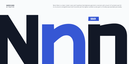 TRT Naron Font Poster 3