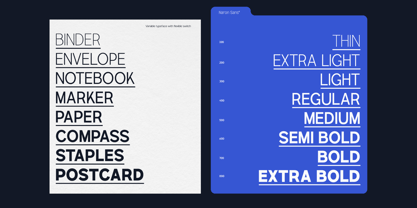 TRT Naron Font Poster 5