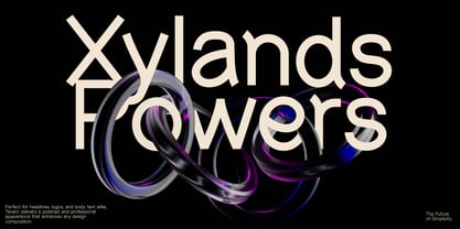 Tavero Font Poster 5