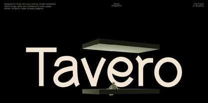 Tavero Font Poster 1