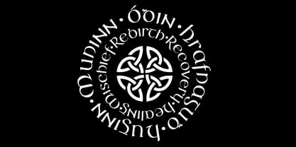 Lodbrok Font Poster 2