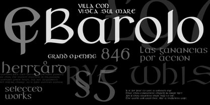 Lodbrok Font Poster 4