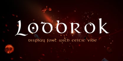 Lodbrok Font Poster 1