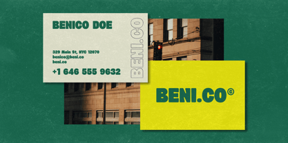 Mickon Font Poster 11