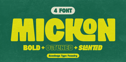 Mickon Font Poster 1