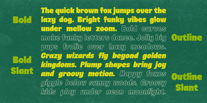 Mickon Font Poster 4