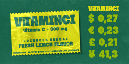 Mickon Font Poster 6