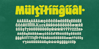 Mickon Font Poster 12