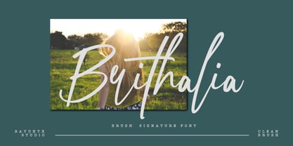 Brithalia Font Poster 1
