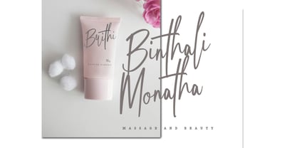Brithalia Font Poster 4