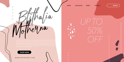 Brithalia Font Poster 8