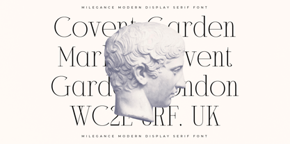 Milegance Font Poster 5